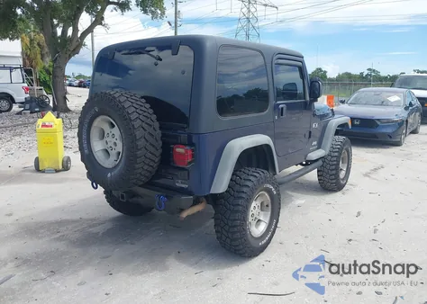 2005 Jeep Wrangler X z USA, uszkodzony, nr VIN 1J4FA39S25P335637